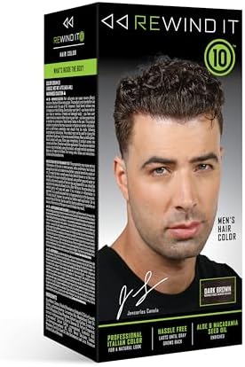 Amazon.com : REWIND IT 10 Dark Brown Men's Hair Color : Beauty