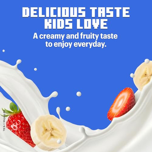Actimel Kids Yoghurt Drink, Strawberry and Banana, 4 x 100g