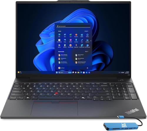 Image of Lenovo ThinkPad E16 Laptop, 16 inch FHD+, Ryzen 5 7535U, 16GB DDR5, 512GB SSD