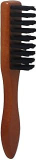 Beaupretty Escova de cabelo quebrada, design estilo de cabelo, escova de limpeza de barba, cabo de madeira, escova de cabelo quebrada para casa
