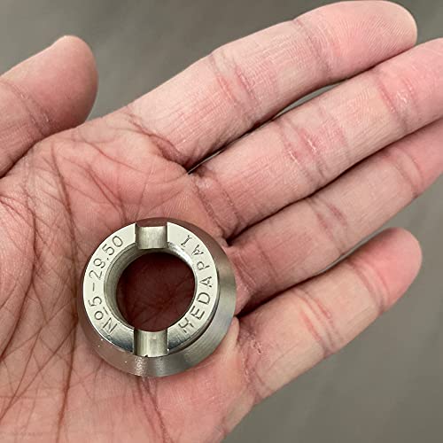 Qwertfeet Outil de montre en acier inoxydable pour ouvrir le couvercle arrière de 29,5 mm, Argenté. – vue 3