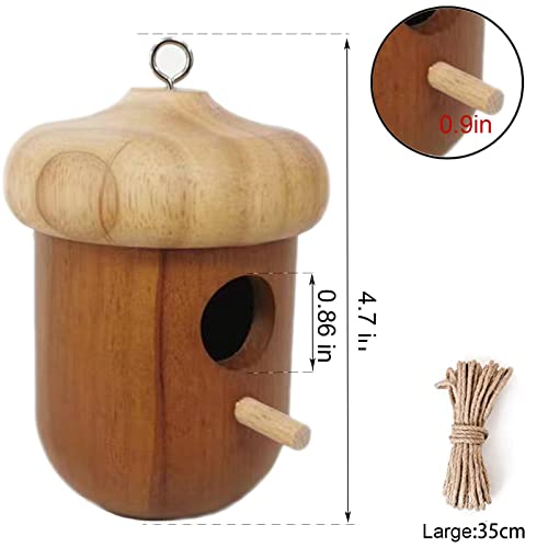 Hummingbird House,Acorn Hummingbird Houses For Outside For Nesting, Hummingbird Nest,Hummingbird House For Outside,Bird Houses For Outside Outdoors,Bird Houses,Hummingbird Garden Gift Decoration. #TOP1