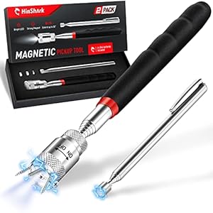 Mens Valentines Gifts, LED Telescoping Magnetic Pickup Tool, Valentines Day Gifts for Him, Men, Husband, Boyfriend, Cool…