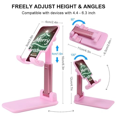 Support portable pour bureau pliable et support de téléphone réglable Android - 2