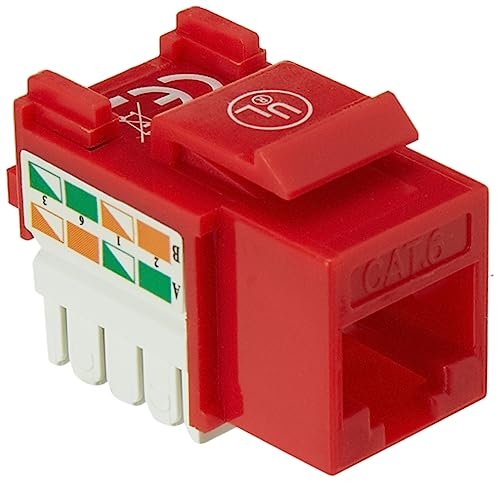 CAT.6 RJ45 110 gniazdo keystone typu red, Intellinet 210614