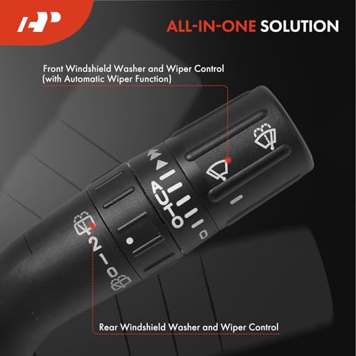A-Premium Front & Rear Windshield Wiper Switch Assembly Lever Compatible with Ford Explorer 2011-2016, Edge 2011-2014, Lincoln MKX 2011-2015, with Rain Sensitive Wiper by A-Premium - Image 2