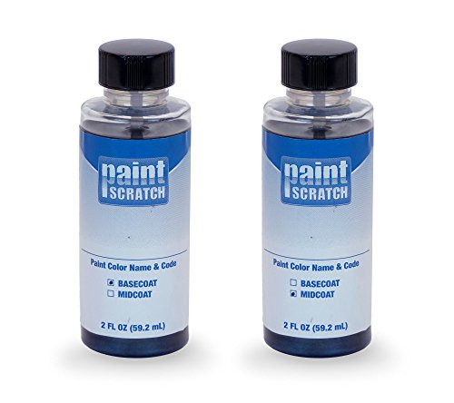 Paintscratch Touch Up Paint Tricoat Bottle Car Scratch Repair Kit - Compatible/Replacement For Scion Fr-S Whiteout Tricoat (Color Code: 37J) #TOP2