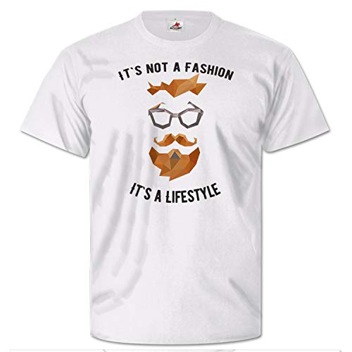 T-shirt hipster humour blanc XXXL confortable pour homme cherchant un style original