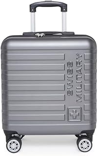 SWISS MILITARY Dapper 32L Overnighter Laptop Trolley Polycarbonate Cabin Bag 15.4 Inch Laptop with TSA Lock 360 Degree Whe... Price In India