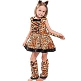 Disfraz de tigre para niños. Hecho de material de alta calidad, duradero y duradero, sin decoloración y sin deformación.