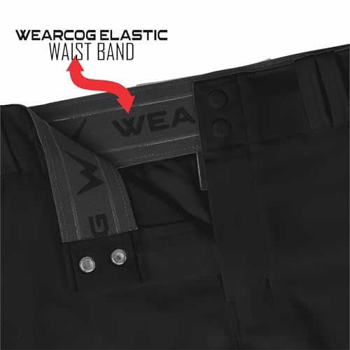 WEARCOG Premier Baseball Pants | Calça de beisebol adulto com passadores de cinto na parte inferior