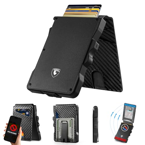 GSOIAX RFID Blocking Metal Wallet for Men