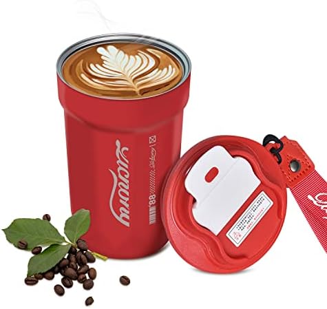 Urbun16oz Tumbler with Lid -Stainless Steel Vacuum Insulated Tumbler Coffee Travel Mug Reusable Coffee Cup Spill Proof Insulated Water Bottle for Keep Hot and Cold Drinks, BPA Free