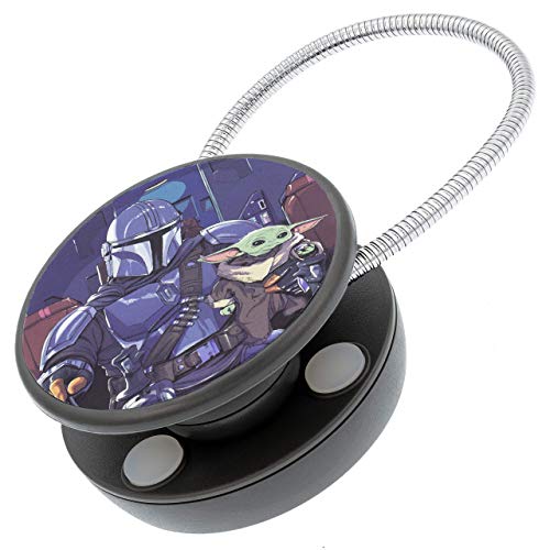 Withit Star Wars Clip On Book Light – Mandalorian - Led Reading Light With Clip For Books/Ebooks, 2 Led Lights, Dimmable, Reduced Glare, Portable Bookmark Light For Kids, Batteries Included #TOP7