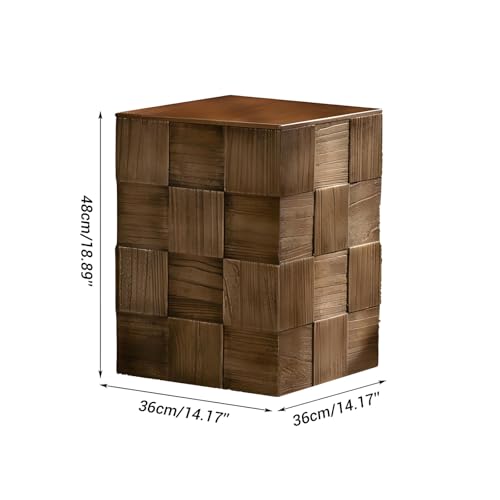 Table de chevet rectangulaire en bois pour optimiser vos petits espaces
