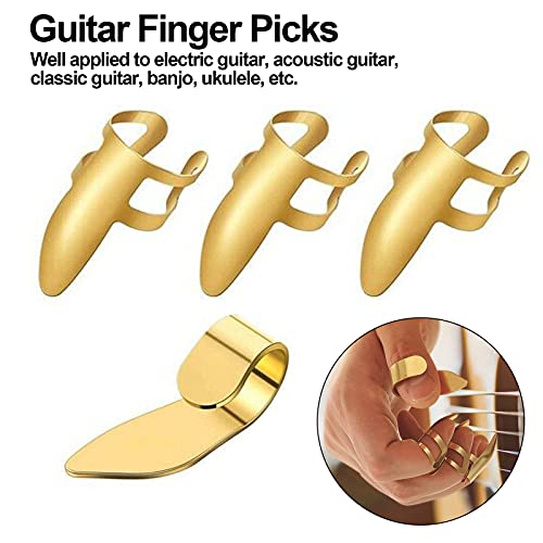 Shanrya Lot de 8 médiators de pouce ouverts avec boîte de rangement pour instruments de musique pour Ukulélé pour banjo… - Les Beatles, Paul McCartney, John Lennon, RIngo Starr, George Harrison Shanrya Lot de 8 médiators de pouce ouverts avec boîte de rangement pour instruments de musique pour Ukulélé pour banjo… – Image 5
