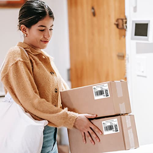 Bestiker 3-1/3”X4” Shipping Address Labels 6 Up, Blank Printable Label Paper For Inkjet Laser Printers 8.5X11, Permanent Adhesive Stickers 600 Labels - Total 100 Sheets Label Paper #TOP3