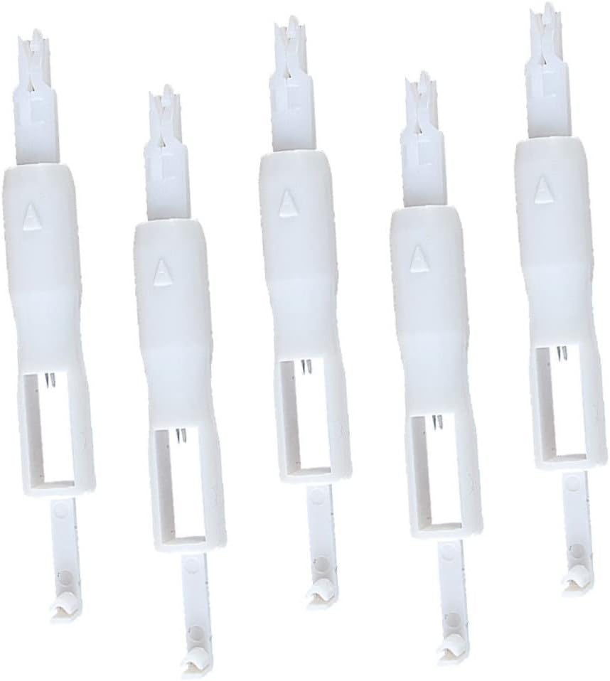 NUOBESTY 15pcs Automatic Needle Threader for Home Sewing Machines Convenient Needle Inserter Tool for Projects and Crafting image 4