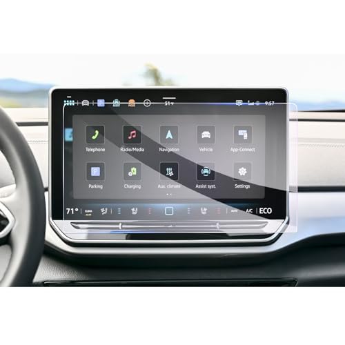 GAFAT Neu Facelift 2024 V-W ID.3 ID3 2025 2026 12,9 Zoll Navigation Schutzfolie, Gehärtetes Glas Bildschirmschutzfolie für ID.3 ab Bj. 2024 12,9