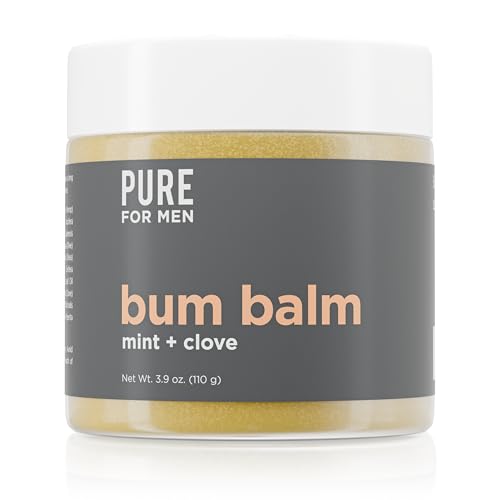 Pure for Men Bum Balm | Raw Lotion for Men | All Purpose Skin Hydration and Deodorizing Balm | Raw...