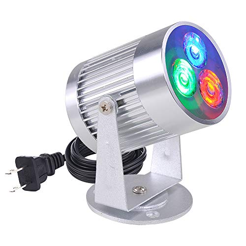 Yescom 3W LED Red/Green/Blue Beam Spotlight Stage Pinspot Lighting Effect for DJ Mirror