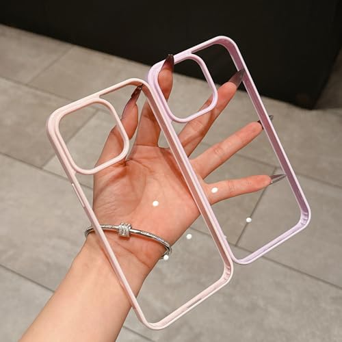 Coque iPhone 11 rigide transparente en acrylique de couleur vert pastel
