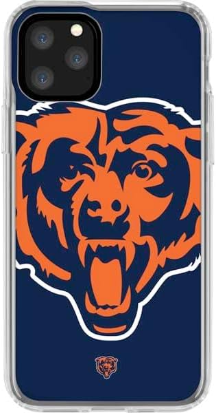 Skinit Clear Phone Case Compatible with iPhone 11 Pro - Officially Licensed NFL Chicago Bears Large Logo Design