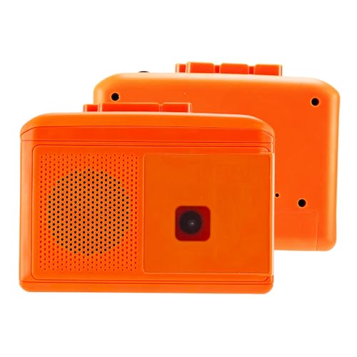 XUMIUZIY Lecteur de Cassette Portable, Magnétophone de Cassette Multifonctionnelle avec Une Prise de 3,5 Mm, Une Double Alimentation, Un Haut-Parleur intégré, Apte à la Vie
