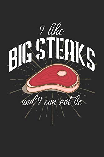 Mein Grillbuch: ♦ deine eigenen Grillrezepte auf einen Blick ♦ Vorausgefülltes Grillprotokoll für deine eigenen Rezepte und Fleisch-Kreationen ♦ ... Motiv: I like big steaks 15 (German Edition)