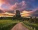 BigLixhgg Wyoming Landscape Jigsaw Puzzles for Adults Sunrise at Devils Tower Wooden Jigsaw Puzzler Puzzle Gift Family Games Kids Children DIY Puzzles Toys 1000 Pieces 20x30 Inch