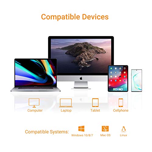 Cubilux Usb C To Rj45 Adapter, Type C Gigabit Ethernet Connector, Thunderbolt 4/3 Network Dongle Compatible With Pixel 7A, Pixel Fold, Pixel Tablet, Samsung S22/S21/S20 Note 20/10, Surface Laptop #TOP3