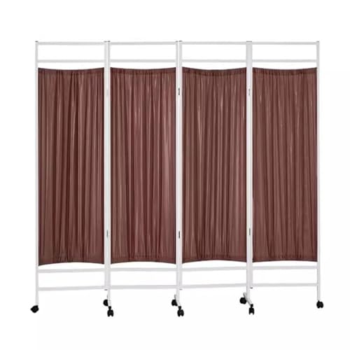 Écran de confidentialité de protection amovible avec roues pour salon - 2