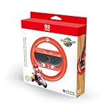 HORI Mario Kart Racing Wheel Attachment for Nintendo Switch 2 (Mario) - Officially Licensed by Nintendo