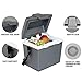 Koolatron Electric Portable Cooler Plug in 12V Car Cooler/Warmer 9.8 qt (9 L), No Ice Thermo Electric Portable Fridge for Camping, Travel Road Trips Trucking with 12 Volt DC Power Cord, Gray/White.