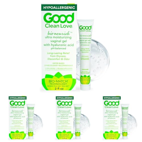 Image of Good Clean Love Rehydrate Ultra Moisturizing Vaginal Gel with Hyaluronic Acid,pH-Balanced Vaginal Moisturizer,Water-Based Feminine Care, Long Lasting Relief from Dryness & Discomfort, 2 Oz (Pack of 4)