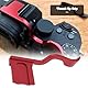 Briny River Kamera Blitzschuh Daumenauflage Handgriff mit Konkavem Auslöser Kompatibel mit Fujifilm XT50 XT5 XT4 XT3 XT30 XT2 XT20 XT10 Digitalkamera Rot
