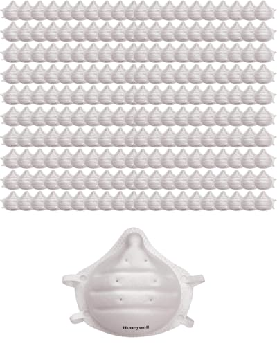 Honeywell Home N95 NIOSH-Approved Molded Cup Disposable Respirator Mask, 200-Pack (DC300N95)