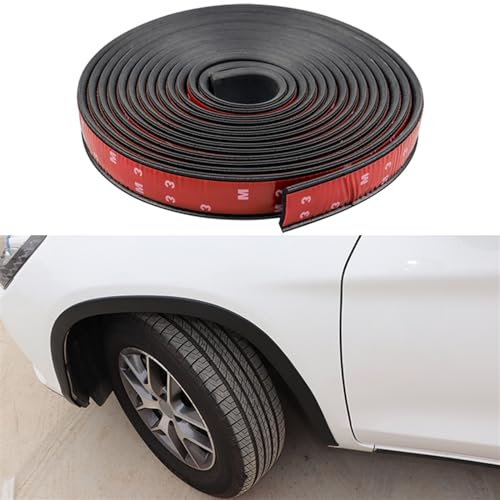 Garde-boue de voiture anti-rayures lèvre de protection noire pour arche de roue - 3