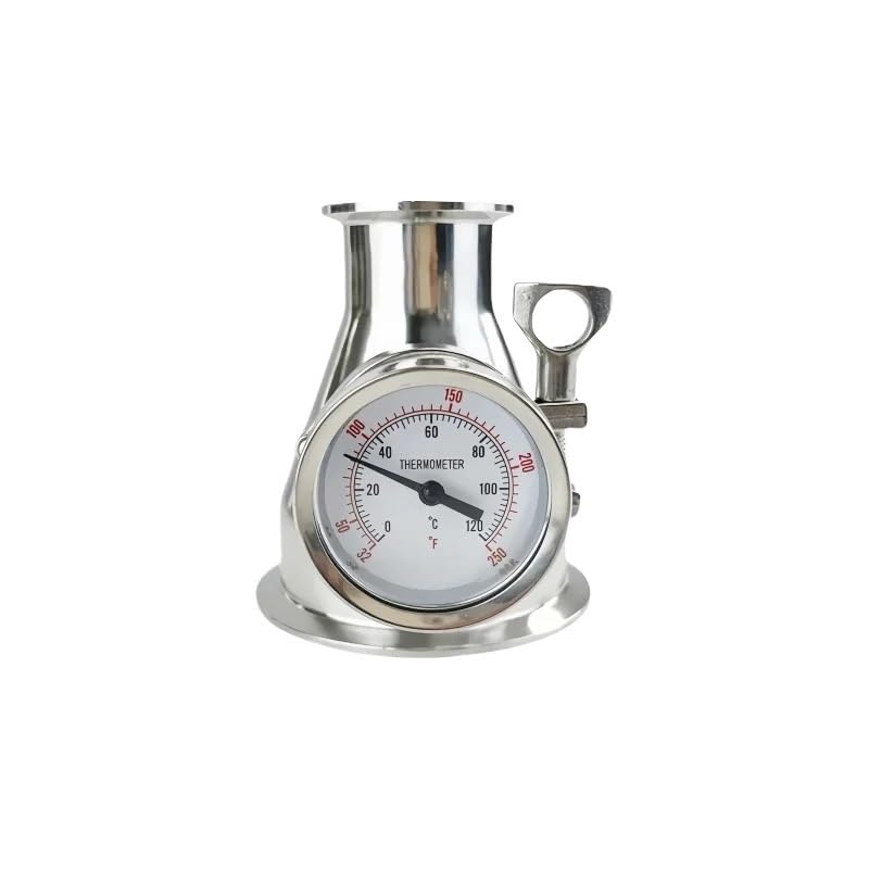 Koncentryczny reduktor ze stali nierdzewnej 304 2 "do 4"/3 "do 4" z interfejsem termometru 19 mm połączenie zaciskowe z trzema końcówkami rura przemysłowa(3x4 With Accessory)