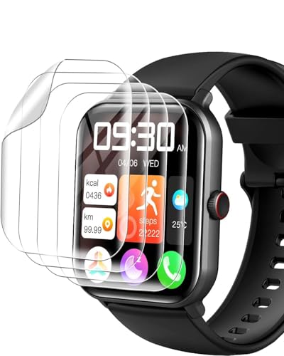 �y4���Z�b�g�z?Vialove ?KW105-G01-2025 �X�}�[�g�E�H�b�` 1.90�C���` �p �t�B���� YAJOJO �t�B���� ���\�� ��K���X �ی�t�B�����y2025 NEW ���ǁz 24���Ԏ����C���Z�p TPU�f�� �_�炩�� �w�� �C�A�h�~ ��