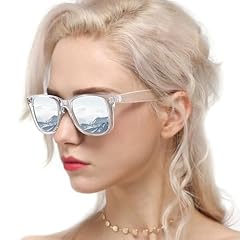 A3 Clear Frame/Silver Mirrored Polarized Lens