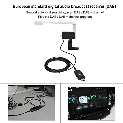 VBESTLIFE Portable USB 2.0 Car Digital Radio Receiver DAB + DAB Radio Tuner Stick with Antenna for Android - Image 3