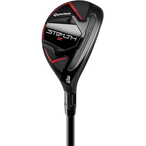 New TaylorMade Stealth 2 Rescue Hybrid, Fujikura Ventus Red TR HB Shaft (#4, Senior, Right)