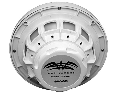 Wet Sounds Sw-65Ic-W Sw Series White 6.5" Coax Closed Grille (Pair) #TOP4