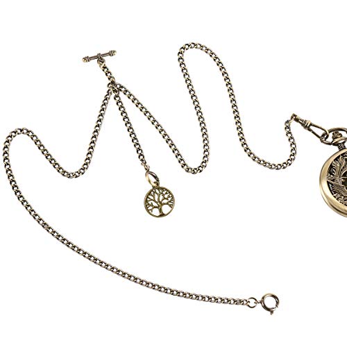 ManChDa Double Albert Chain Pocket Watch, Curb Link Chain 3