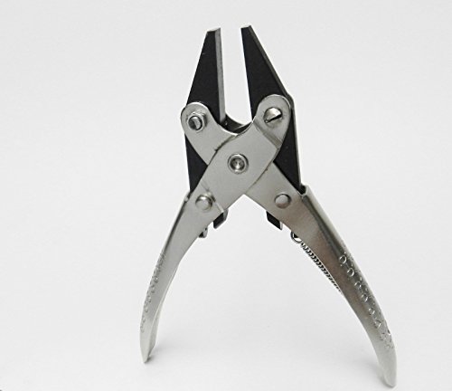 Parallel Action Pliers Flat Nose Smooth Jaw 5-1/2" Jewelry Plier 140Mm W/ Spring #TOP7