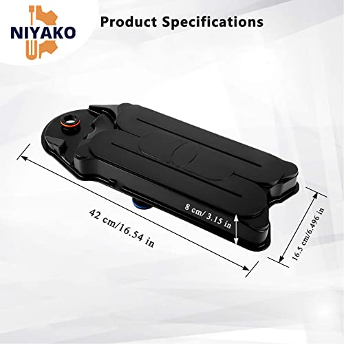 Niyako 6.7L Crankcase Ventilation Filter Engine Breather Element Replacement# 𝟗𝟎𝟒-𝟒𝟏𝟖 𝐂𝐕𝟓𝟐𝟎𝟎𝟏 𝟒𝟗𝟑𝟔𝟔𝟑𝟔 𝟔𝟖𝟎𝟎𝟐𝟒𝟑𝟑𝐀𝐂 Fit 2007-2020 Ram 2500 3500 4500 5500 F650 F750 #TOP5