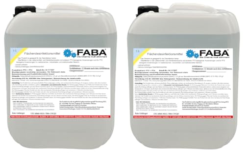 FABA Flächendesinfektionsmittel 2 x 5 L