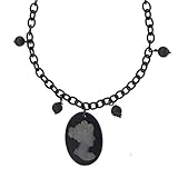 Gewicht: ca. 10 g Damen Halskette mit Gemme Achat Anhänger echt 925 Sterling Silber 40-45cm lang