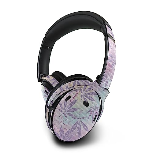 Image of MightySkins Carbon Fiber Skin Compatible with Bose QuietComfort 45 Headphones Pastel Mary | Protective, Durable Textured Carbon Fiber Finish | Easy to Apply | Made in The USA